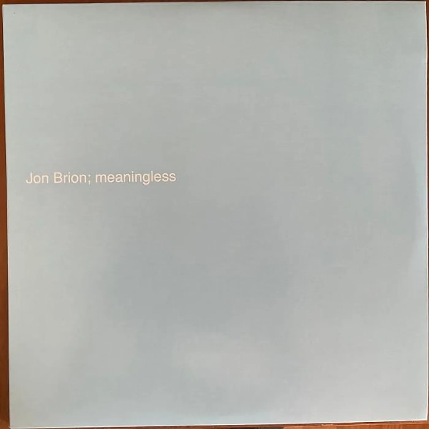 Jon Brion Meaningless Vinyl Record