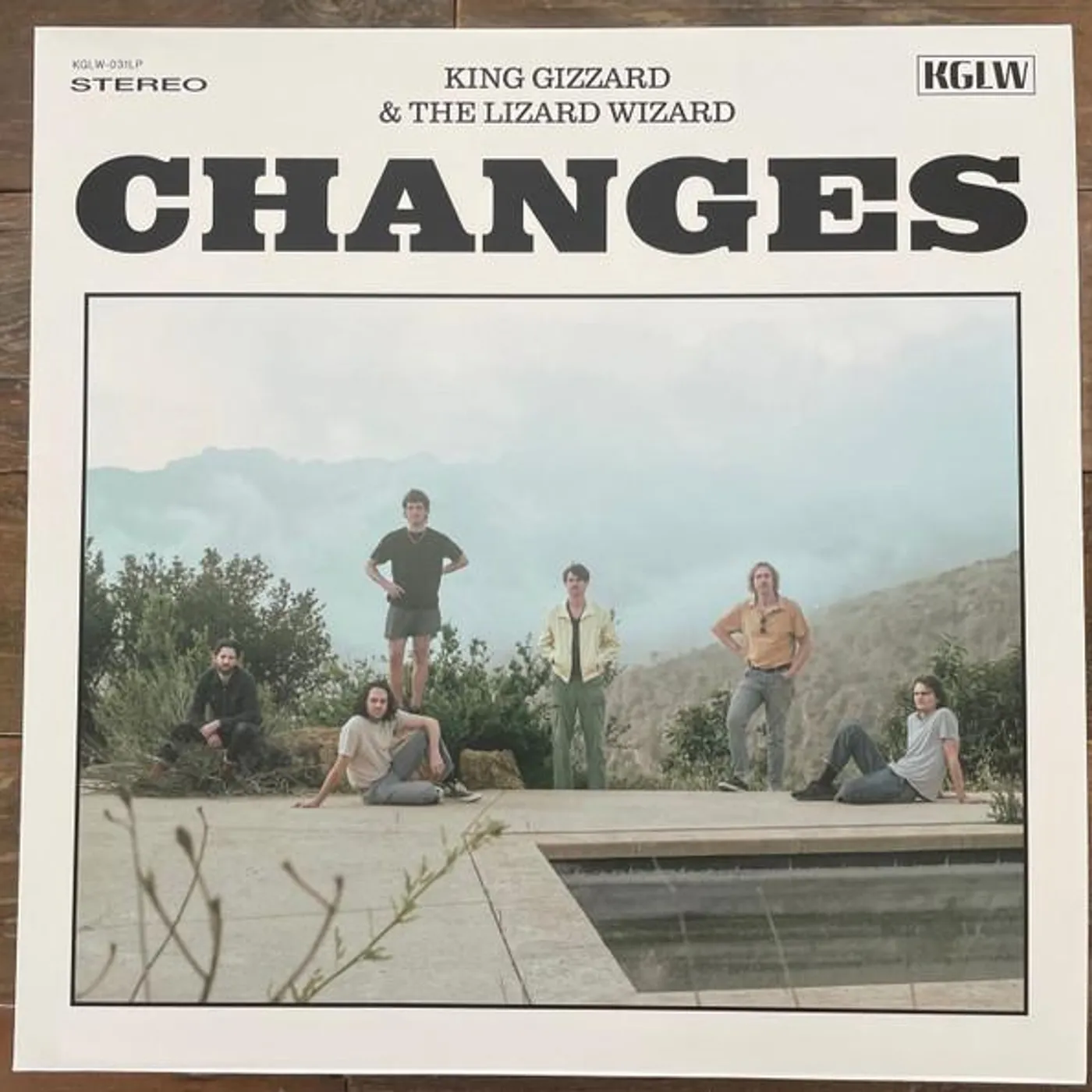 King Gizzard & The Lizard Wizard CHANGES (EDGE OF THE WATERFALL EDITION VINYL) Vinyl Record
