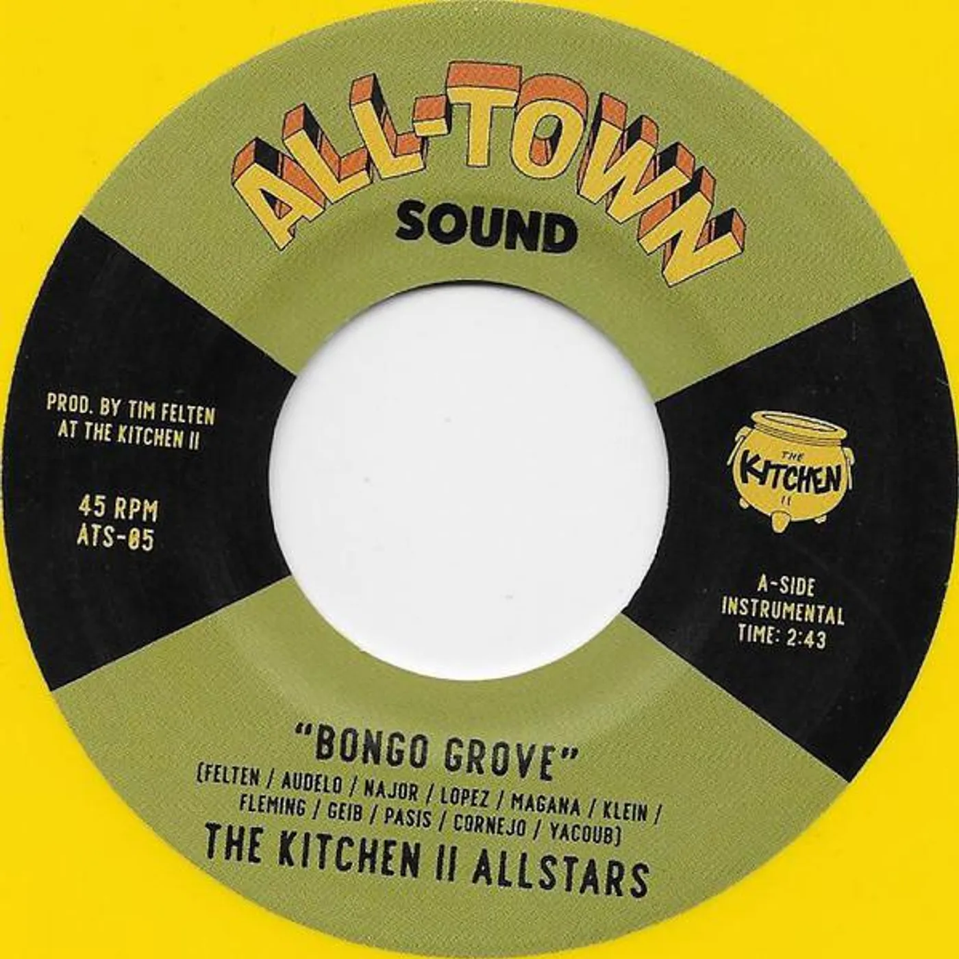 The Kitchen II Allstars Bongo Grove / Onyeabor 80 Vinyl Record