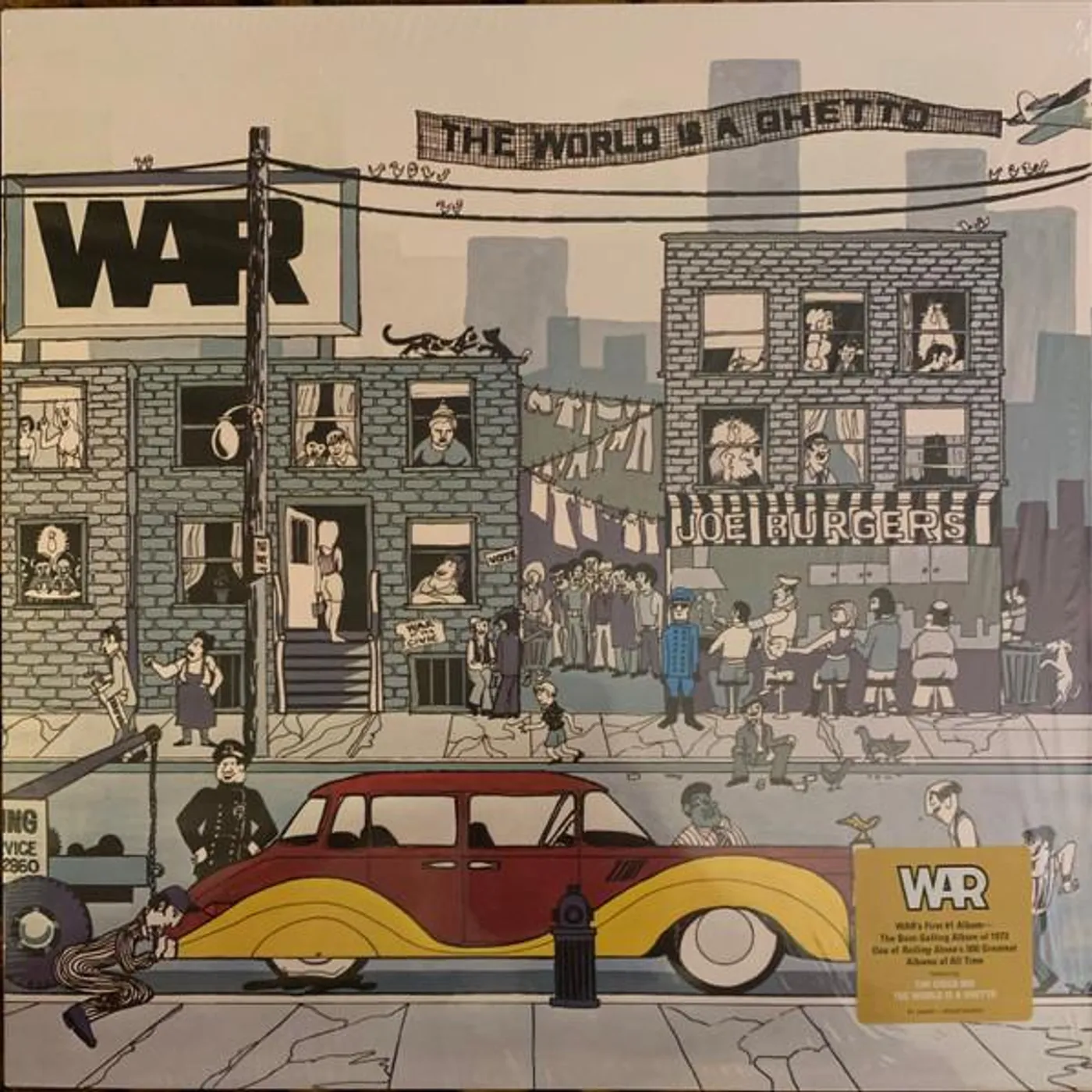 War WORLD IS A GHETTO Vinyl Record