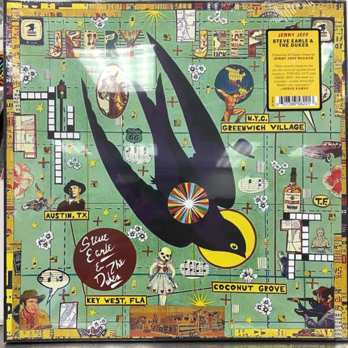 Steve Earle JERRY JEFF Vinyl Record