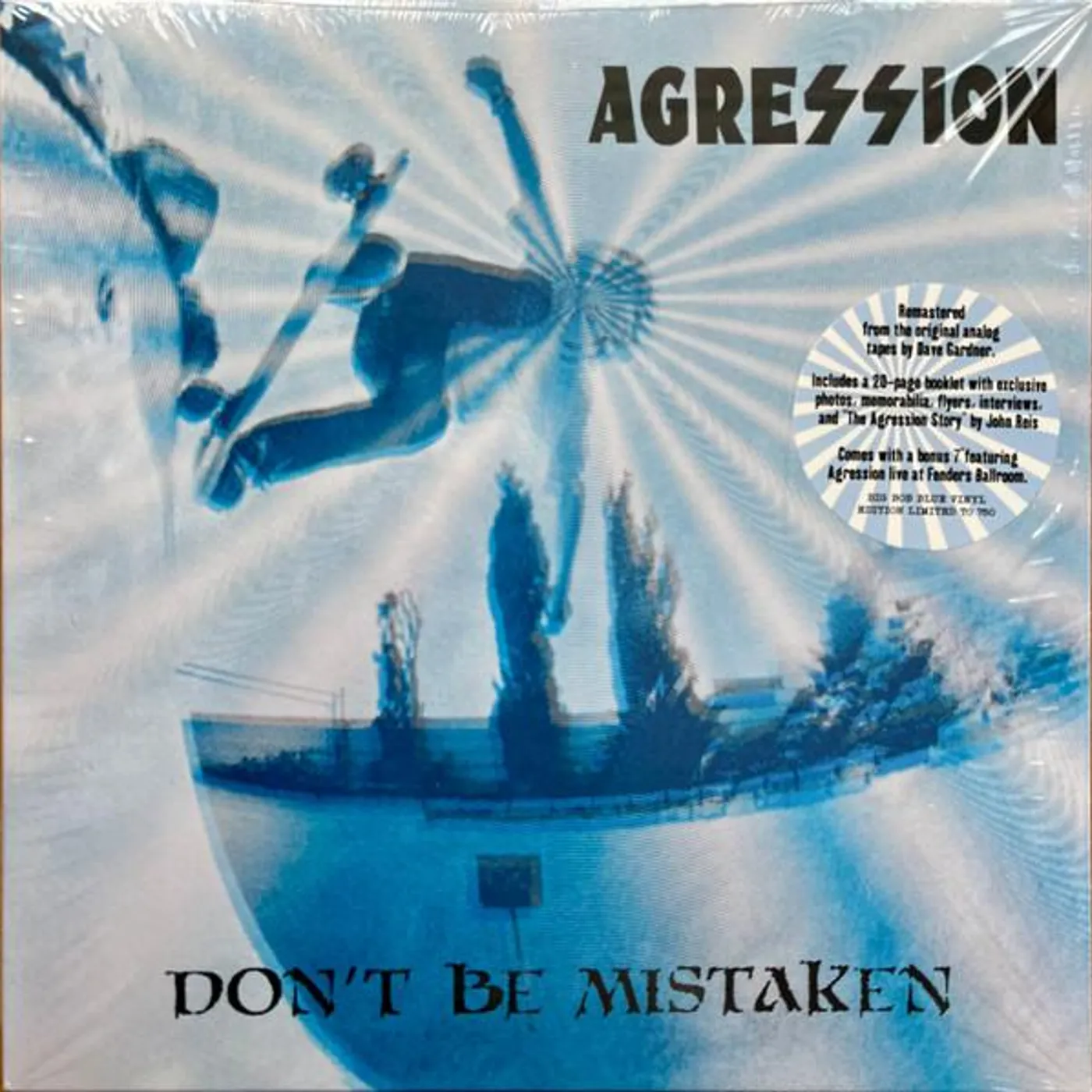Agression DON'T BE MISTAKEN (CLEAR & BLUE CLOUD VINYL) Vinyl Record