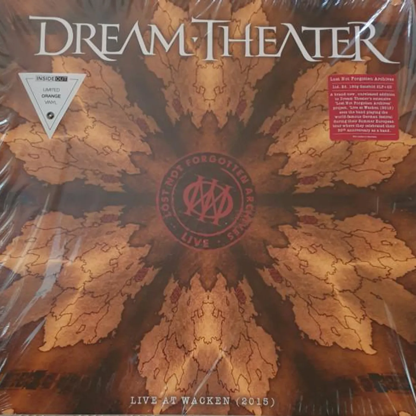Dream Theater LOST NOT ARCHIVES: LIVE AT WACKEN - 2015 (ORANGE VINYL/2LP/CD) Vinyl Record