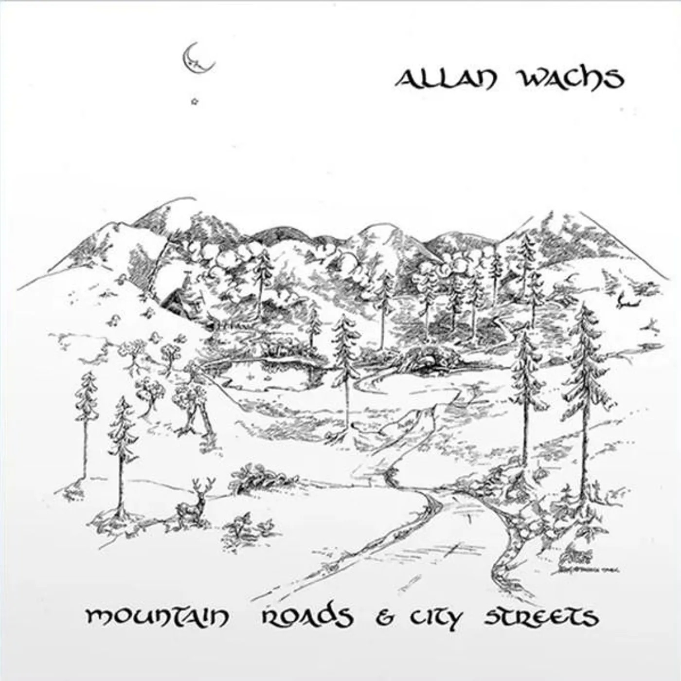 Allan Wachs MOUNTAIN ROADS & CITY STREETS (CLEAR VINYL) Vinyl Record