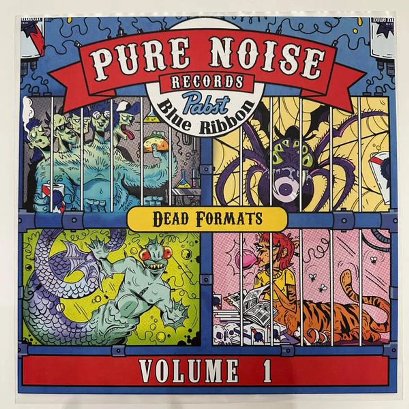 Various Artists  Dead Formats: Vol. 1 (Red/White/Blue W/ White Splatter) Vinyl Record