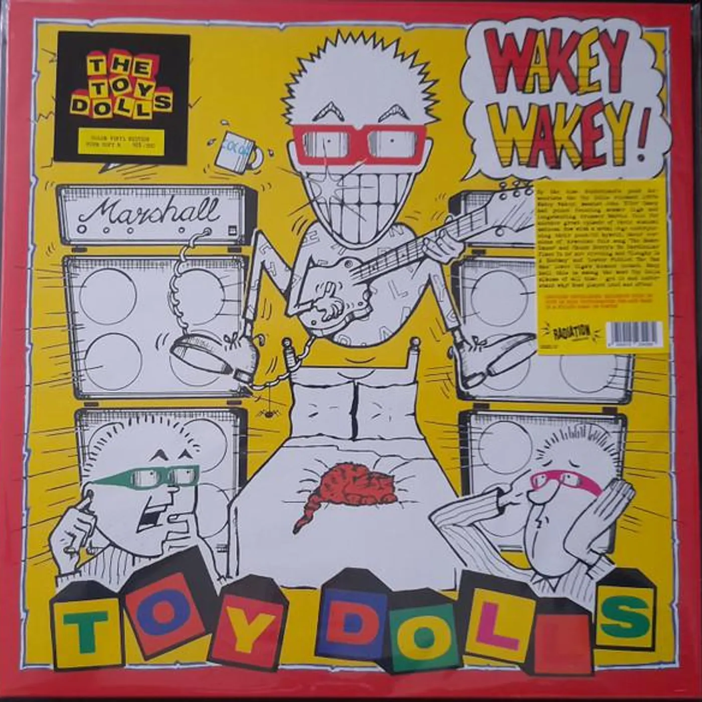 The Toy Dolls WAKEY WAKEY! (ORANGE VINYL) Vinyl Record
