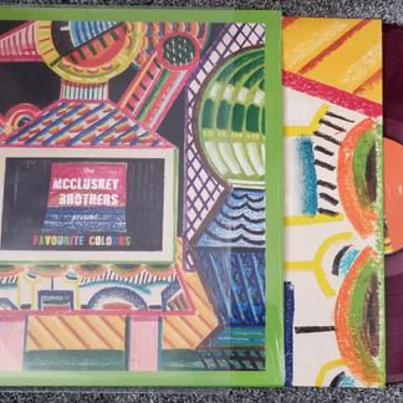 The McCluskey Brothers FAVOURITE COLOURS Vinyl Record