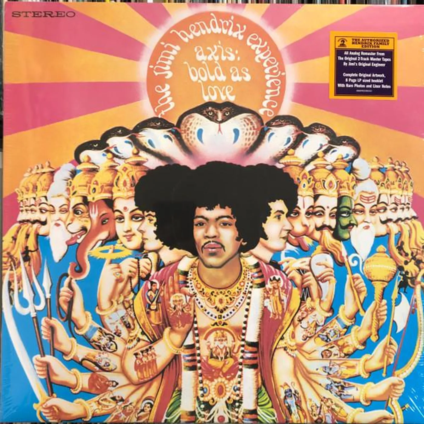 Jimi Hendrix AXIS: BOLD AS LOVE Vinyl Record