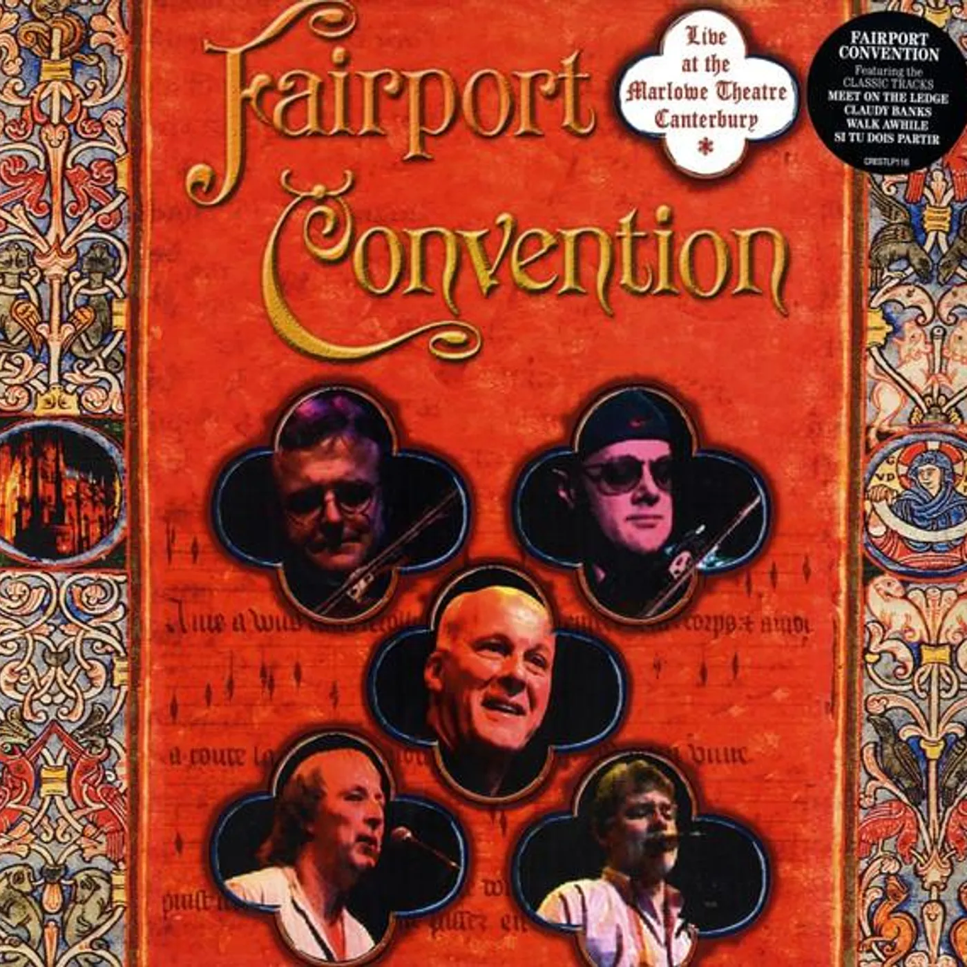 Fairport Convention LIVE AT THE MARLOWE Vinyl Record