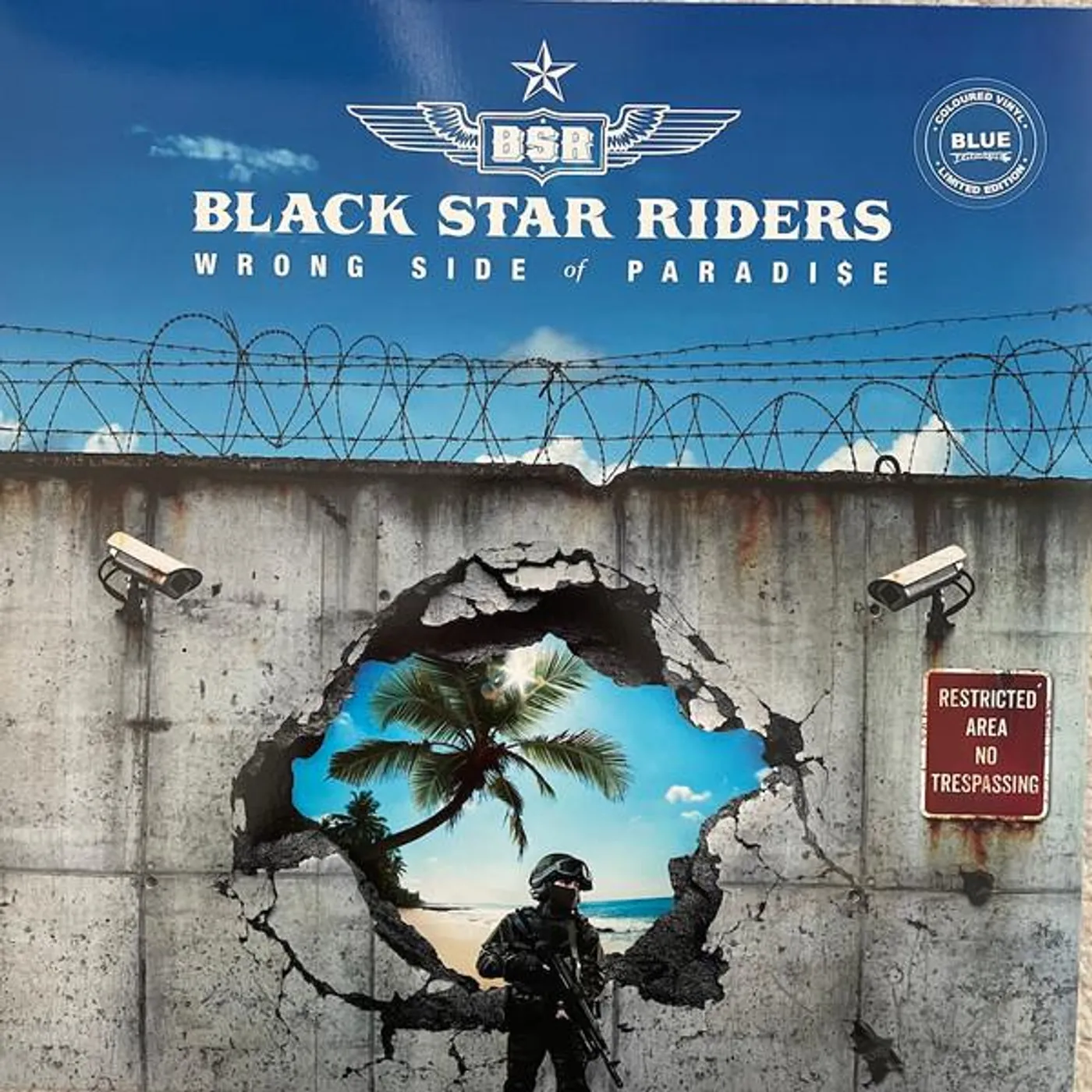 Black Star Riders Wrong Side Of Paradise (Blue) Vinyl Record