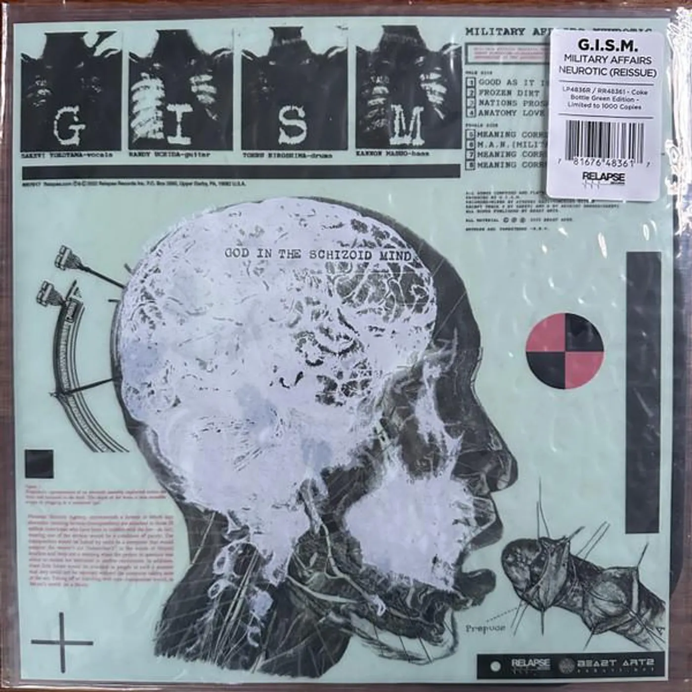 G.I.S.M. MILITARY AFFAIRS NEUROTIC Vinyl Record