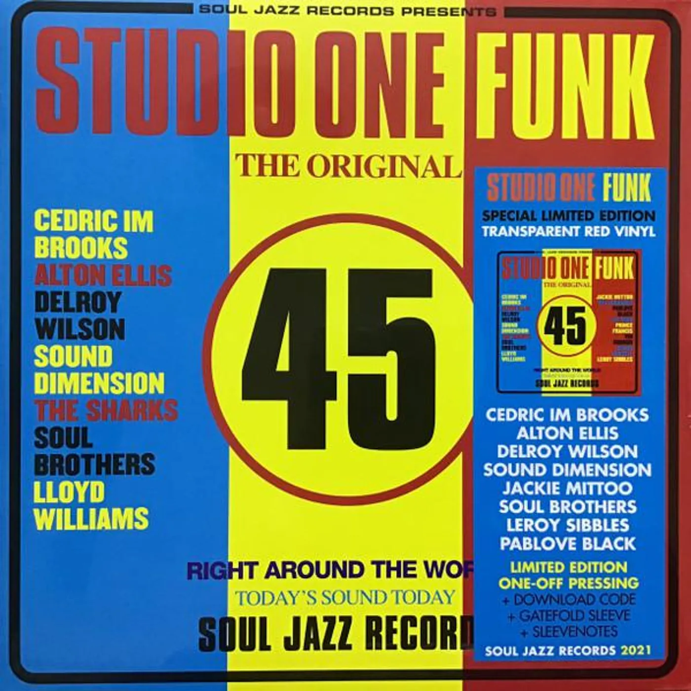 Soul Jazz Records Presents Studio One Funk (2LP) Vinyl Record