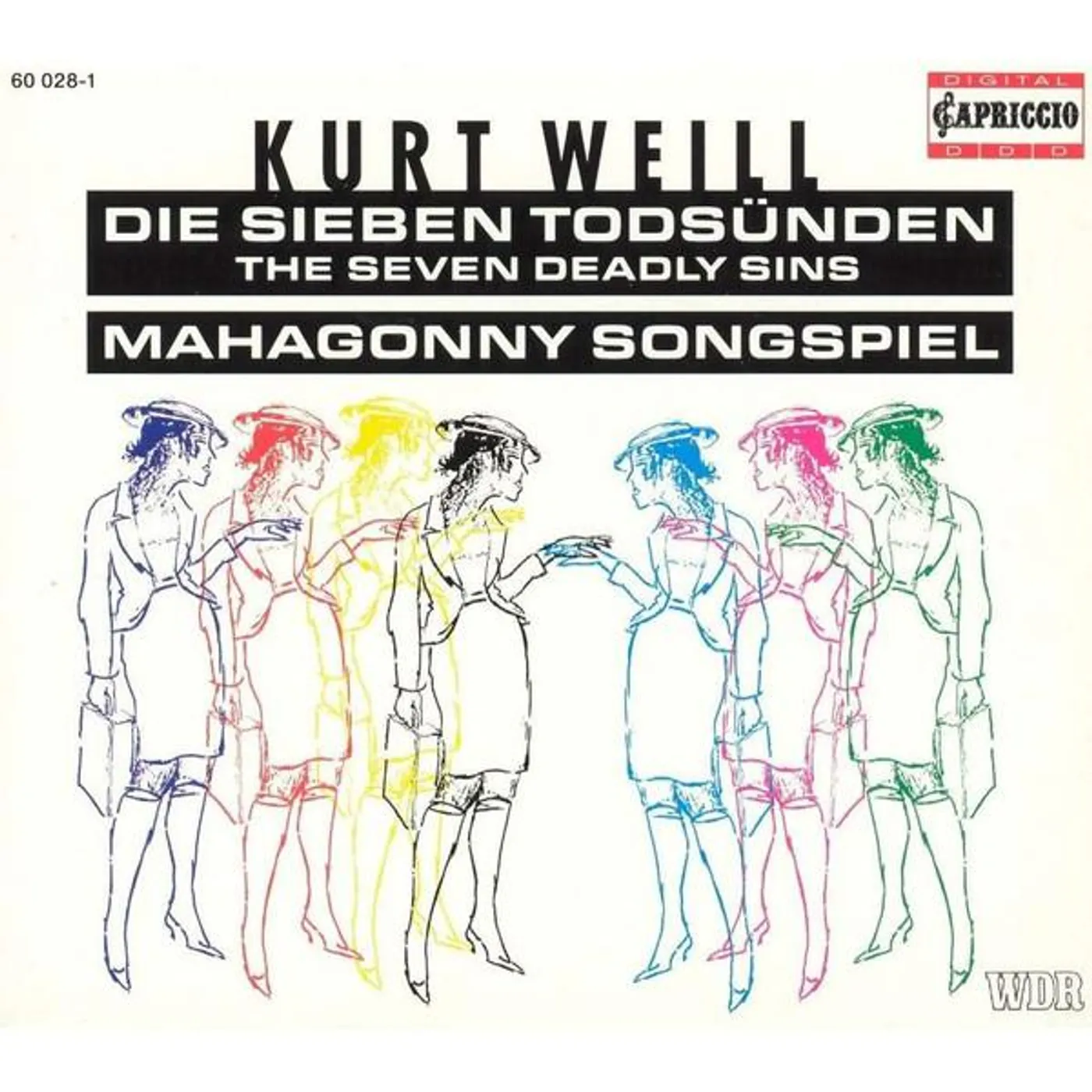 Various Artists  WEILL THE 7 DEADLY SINS VERSION FOR LOW VOICE W.D.BIERETT D.ELLENBECK K.MARKUS C.FELLER M CD