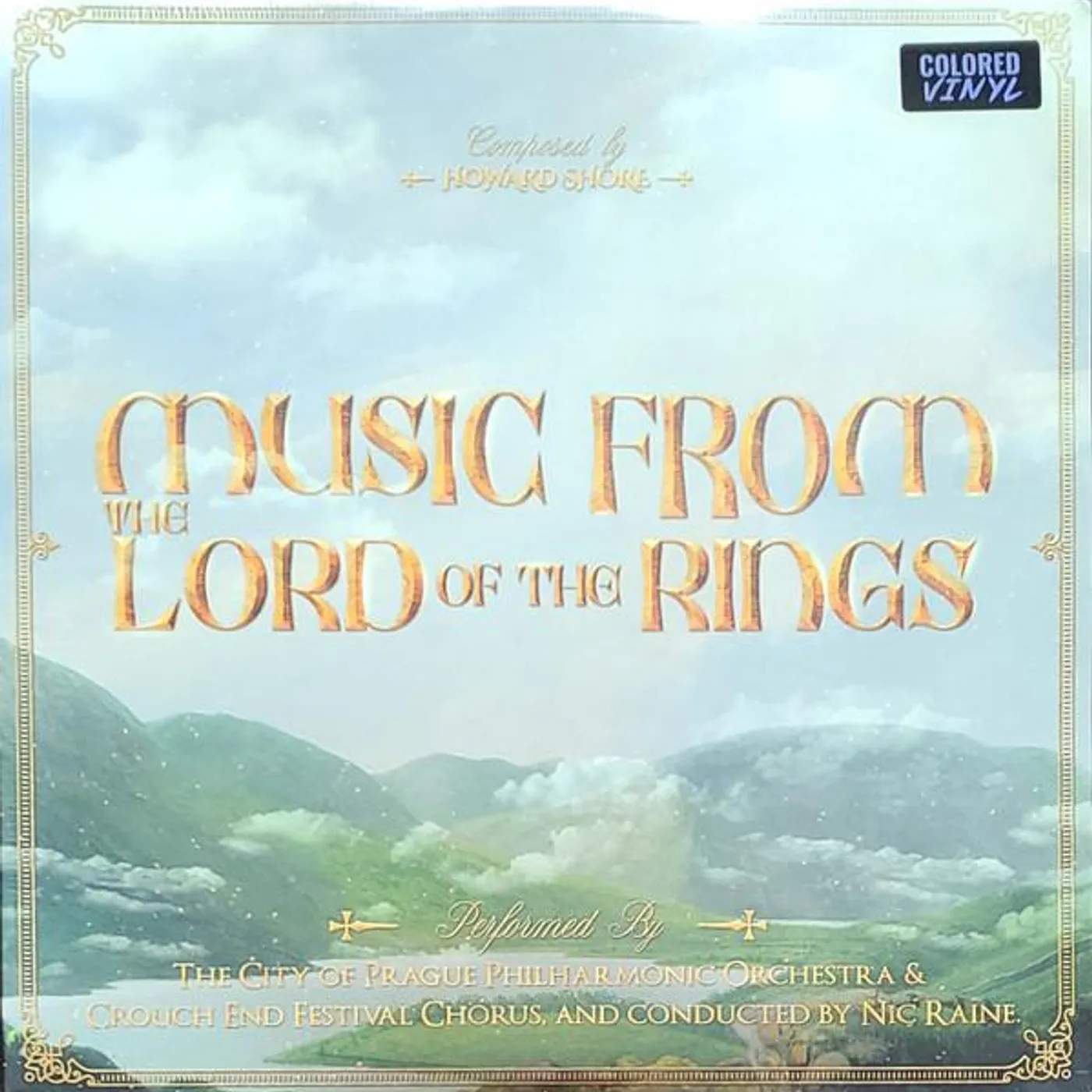 The City of Prague Philharmonic Orchestra LORD OF THE RINGS TRILOGY Vinyl Record