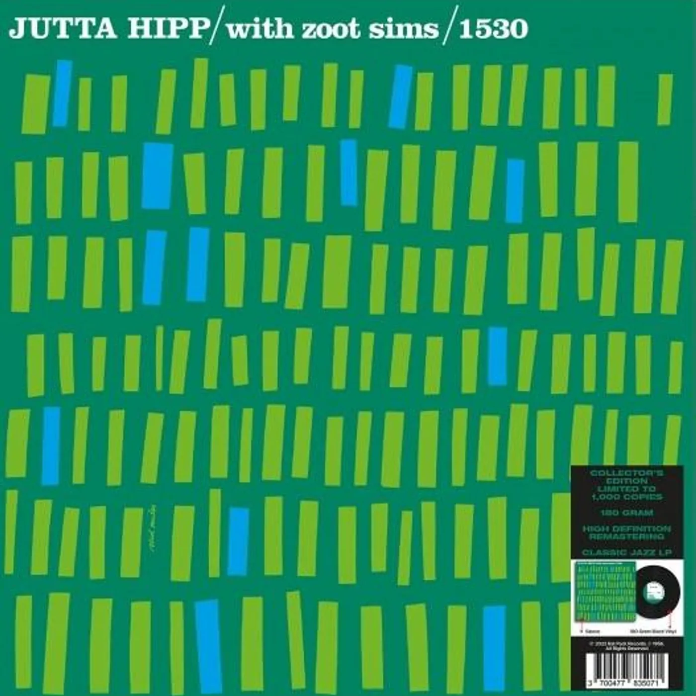 Jutta Hipp WITH ZOOT SIMS Vinyl Record