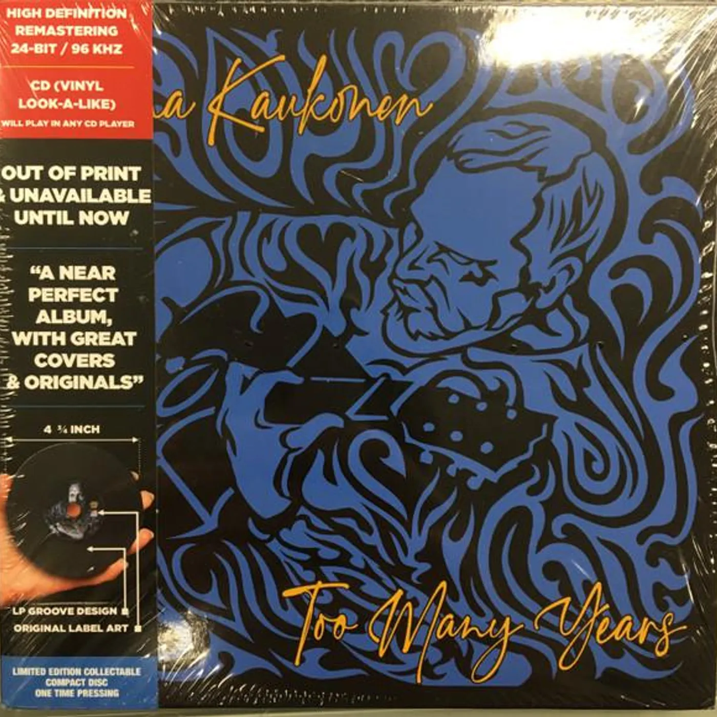 Jorma Kaukonen TOO MANY YEARS (RSD) CD