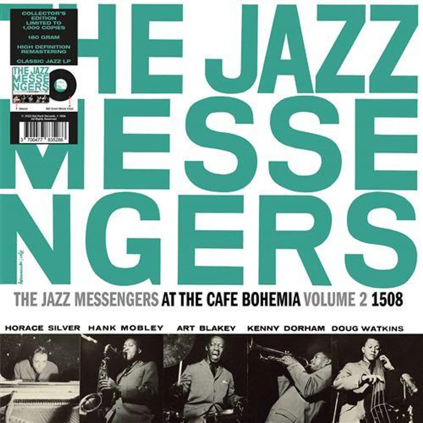 Jazz Messengers AT THE CAFE BOHEMIA VOLUME 2 Vinyl Record