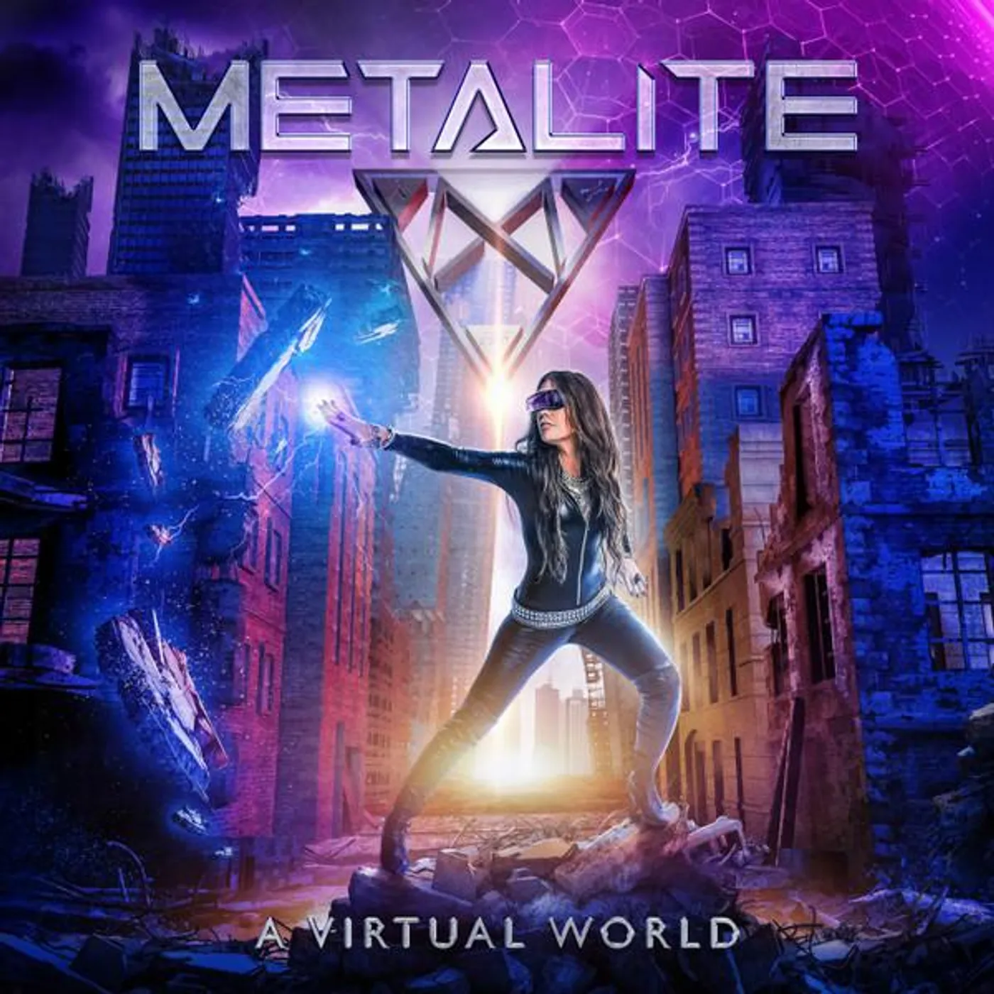 Metalite Virtual World (Clear Orange) Vinyl Record