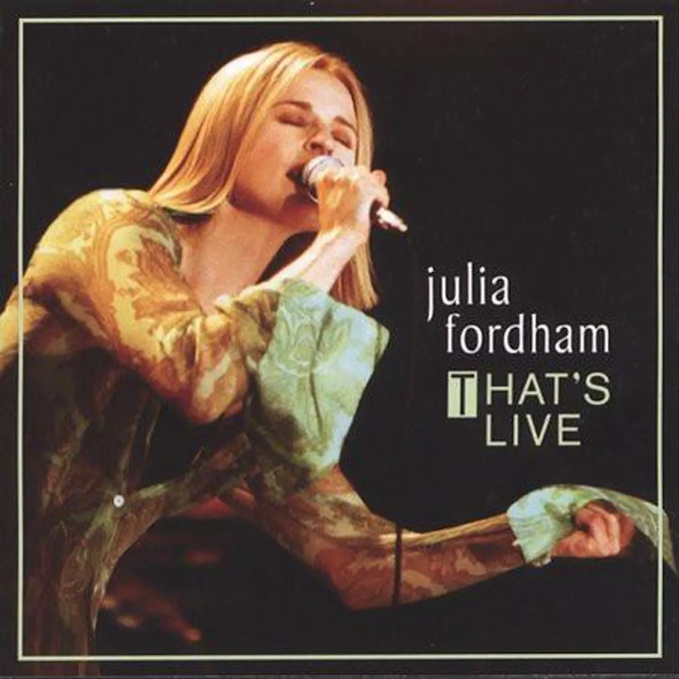 Julia Fordham THAT'S LIVE CD