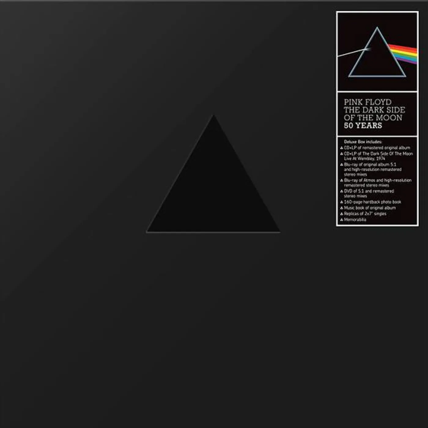Pink Floyd DARK SIDE OF THE MOON: 50 YEARS (2LP/2CD/2 7-INCH/2BD/DVD/BOOK) Vinyl Record