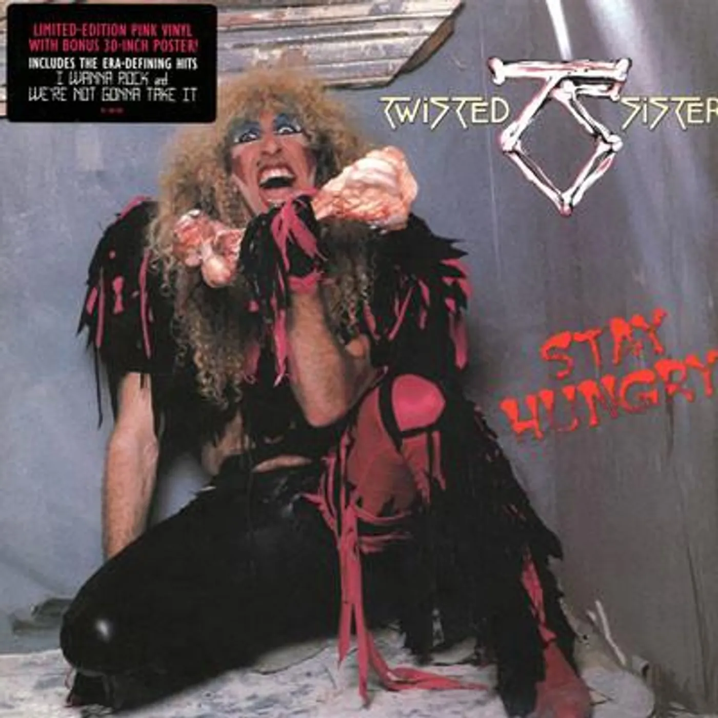 Twisted Sister STAY HUNGRY (PINK VINYL/POSTER) Vinyl Record