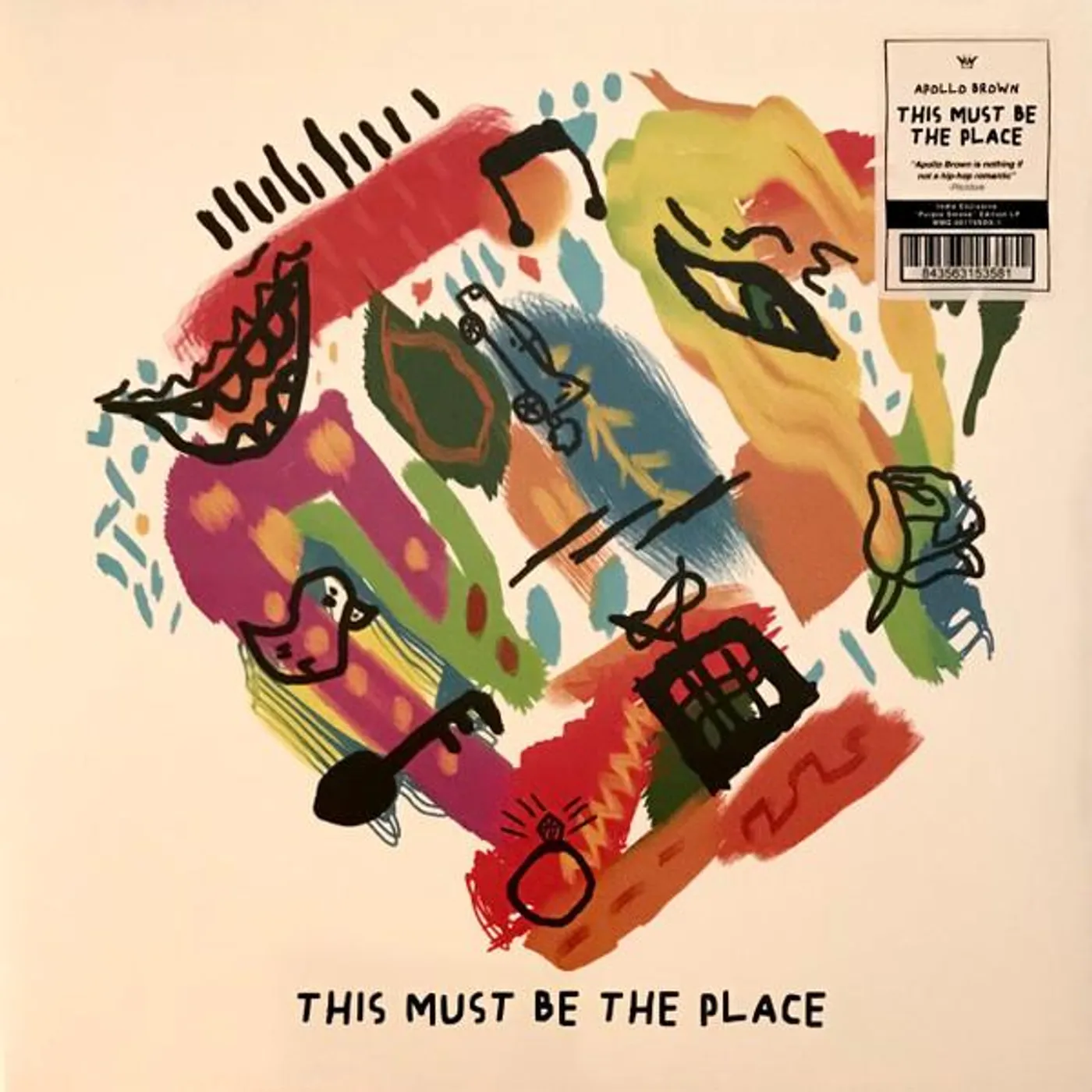 Apollo Brown THIS MUST BE THE PLACE (PURPLE VINYL) (I) Vinyl Record