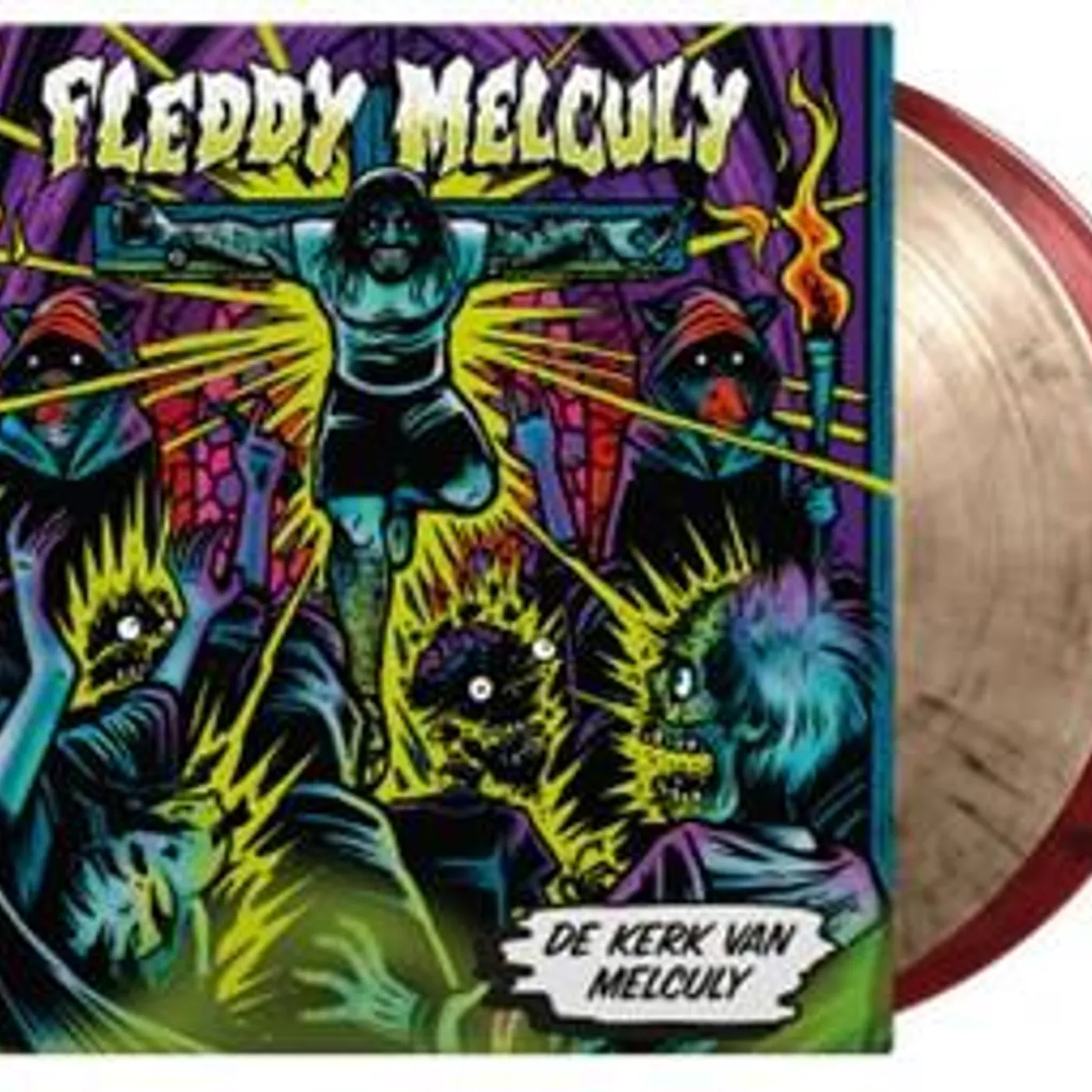 Fleddy Melculy DE KERK VAN MELCULY (2LP/LIMITED/1-SMOKE COLORED/2-RED & BLACK MIXED VINYL/180G) Vinyl Record