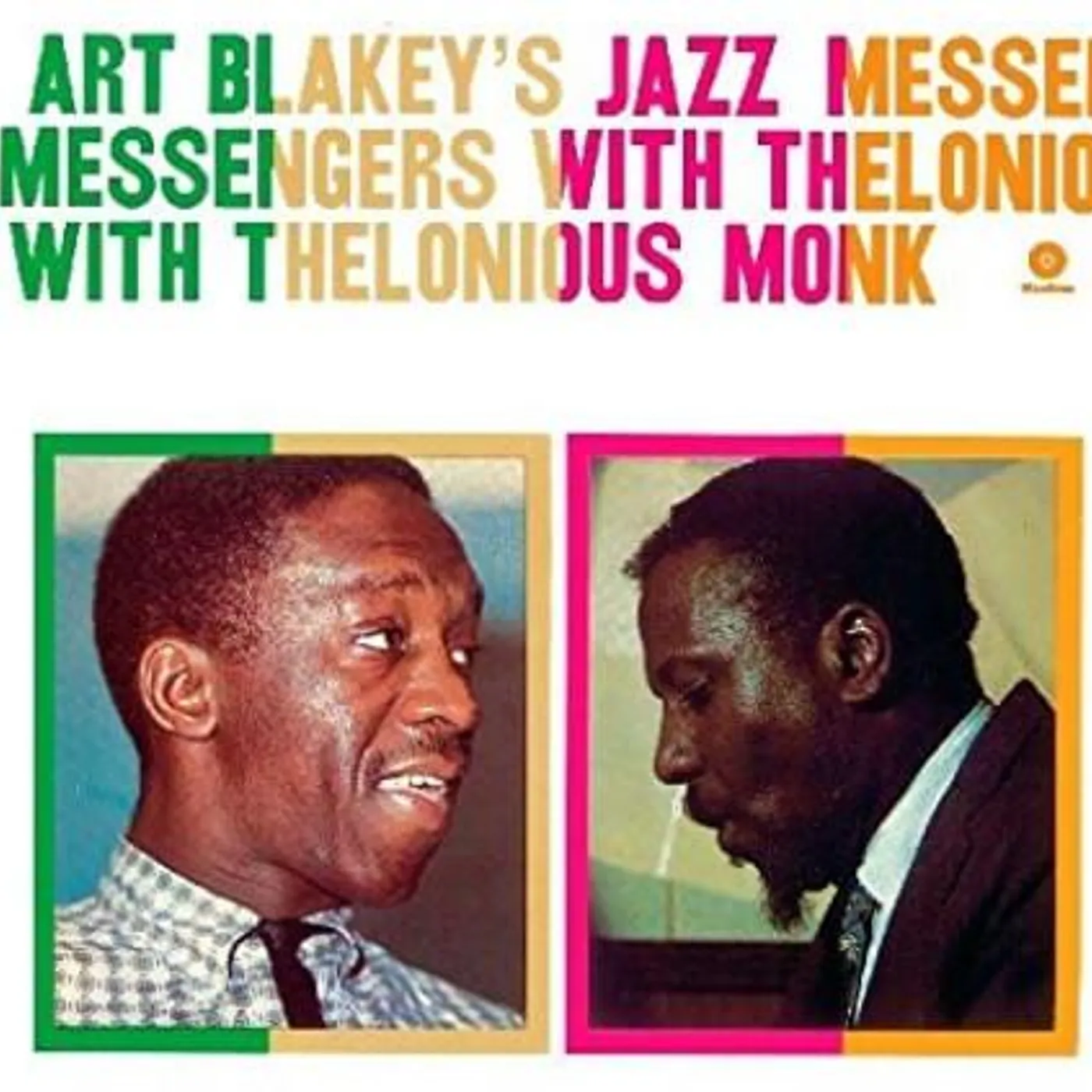Art Blakey & The Jazz MessengersS JAZZ MESSENGERS WITH THELONIOUS MONK Vinyl Record