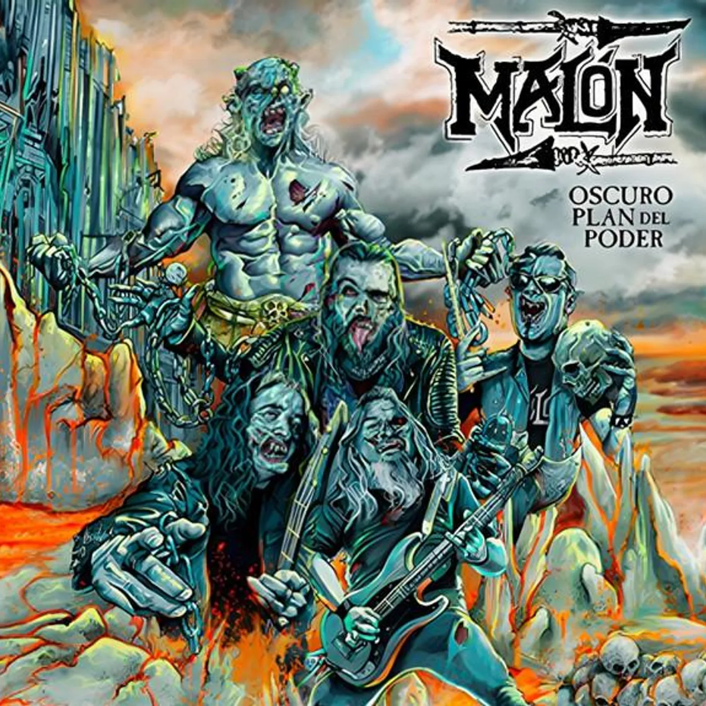 Malon Oscuro Plan del Poder Vinyl Record