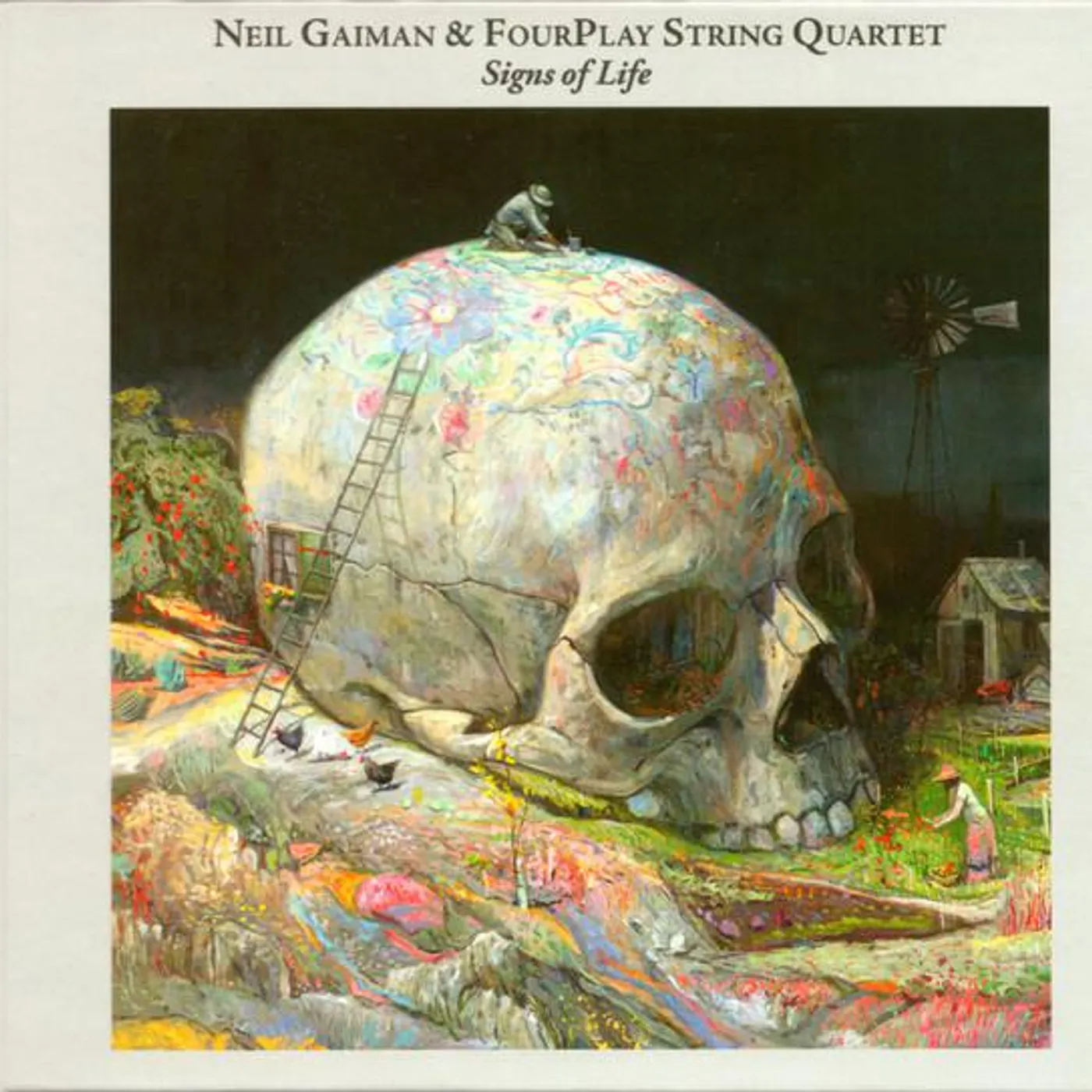Neil Gaiman & Fourplay String Quartet SIGNS OF LIFE (CD/BOOK) CD