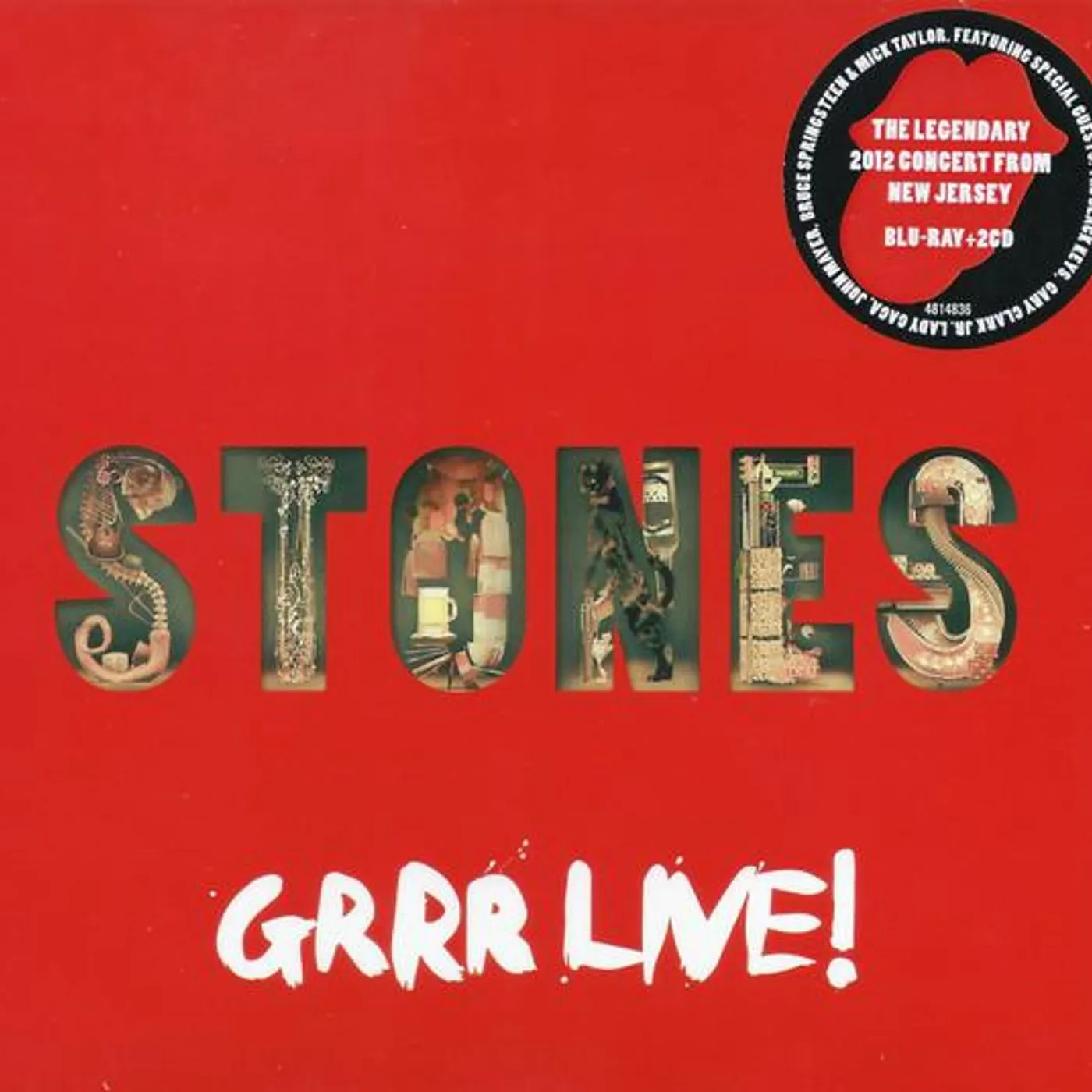The Rolling Stones GRRR LIVE! (2CD/BLU-RAY) CD