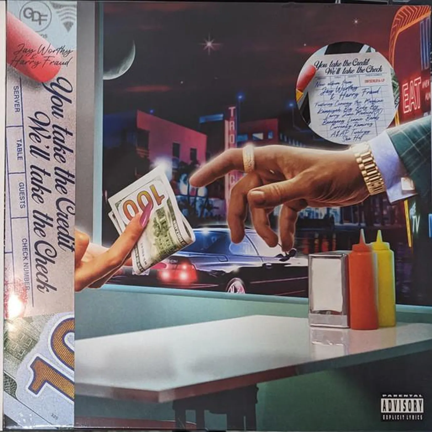 Jay Worthy / Harry Fraud YOU TAKE THE CREDIT WE'LL TAKE THE CHECK Vinyl Record