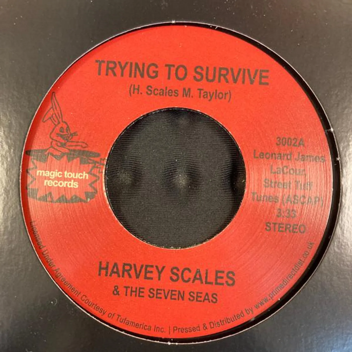 Harvey Scales & The Seven Seas TRYING TO SURVIVE Vinyl Record
