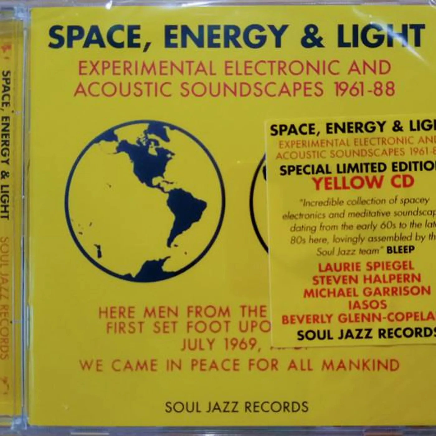 Soul Jazz Records Presents SPACE, ENERGY & LIGHT: EXPERIMENTAL ELECTRONIC & ACOUSTIC SOUNDSCAPES (YELLOW CD) CD