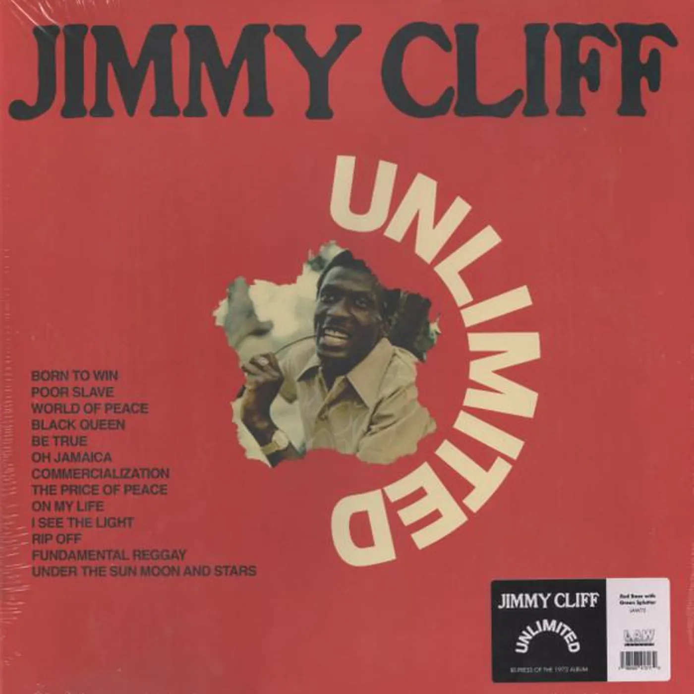 Jimmy Cliff UNLIMITED Vinyl Record