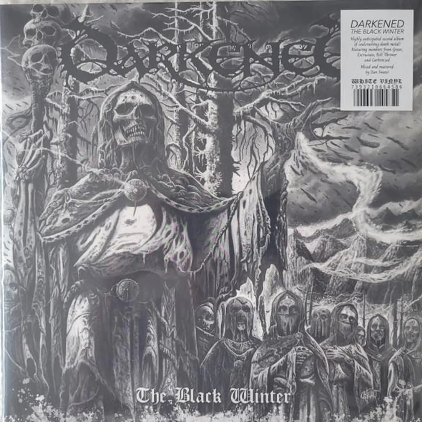 Darkened Black Winter Vinyl Record
