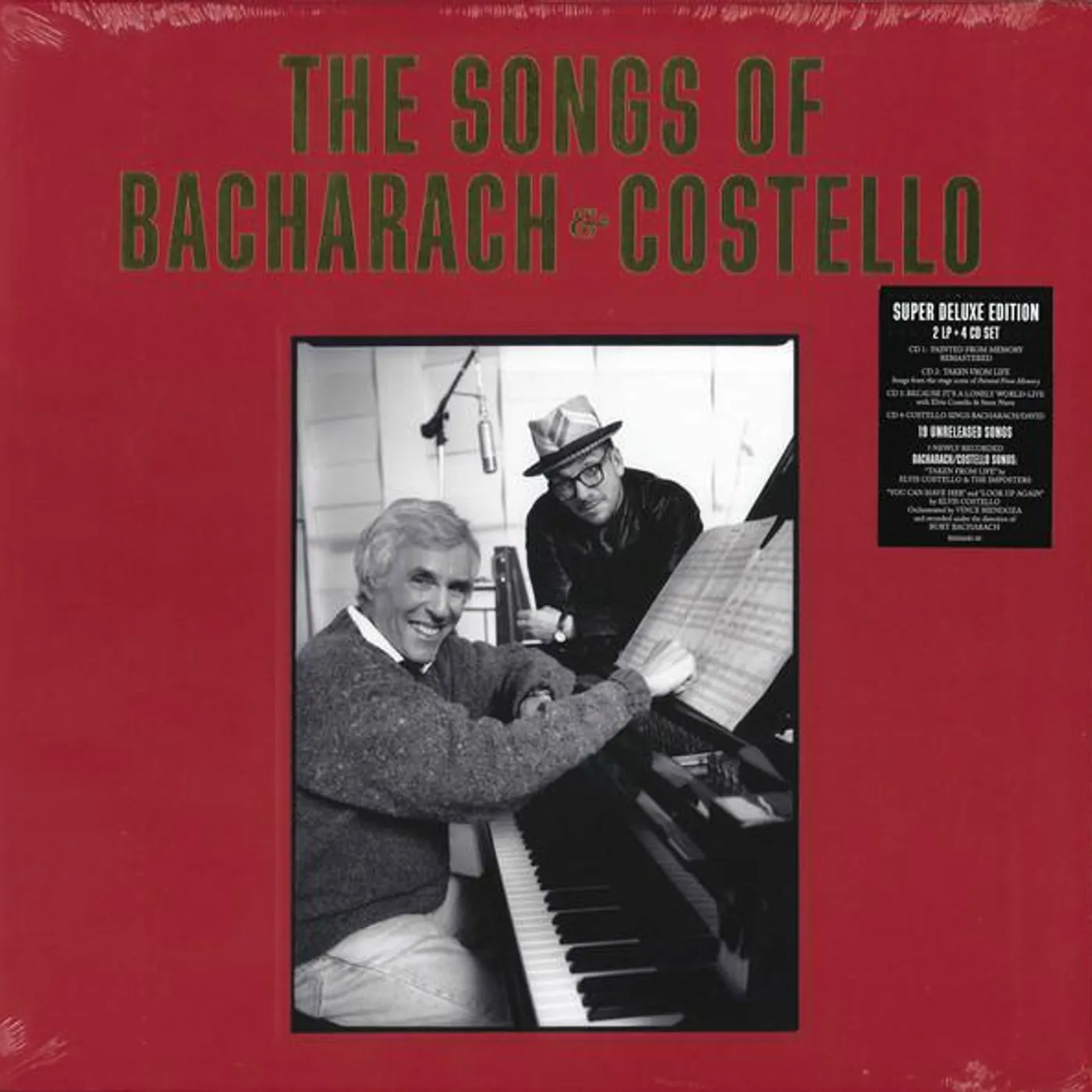 Elvis Costello & Burt Bacharach SONGS OF BACHARACH & COSTELLO (SUPER DELUXE/2LP/4CD) Vinyl Record