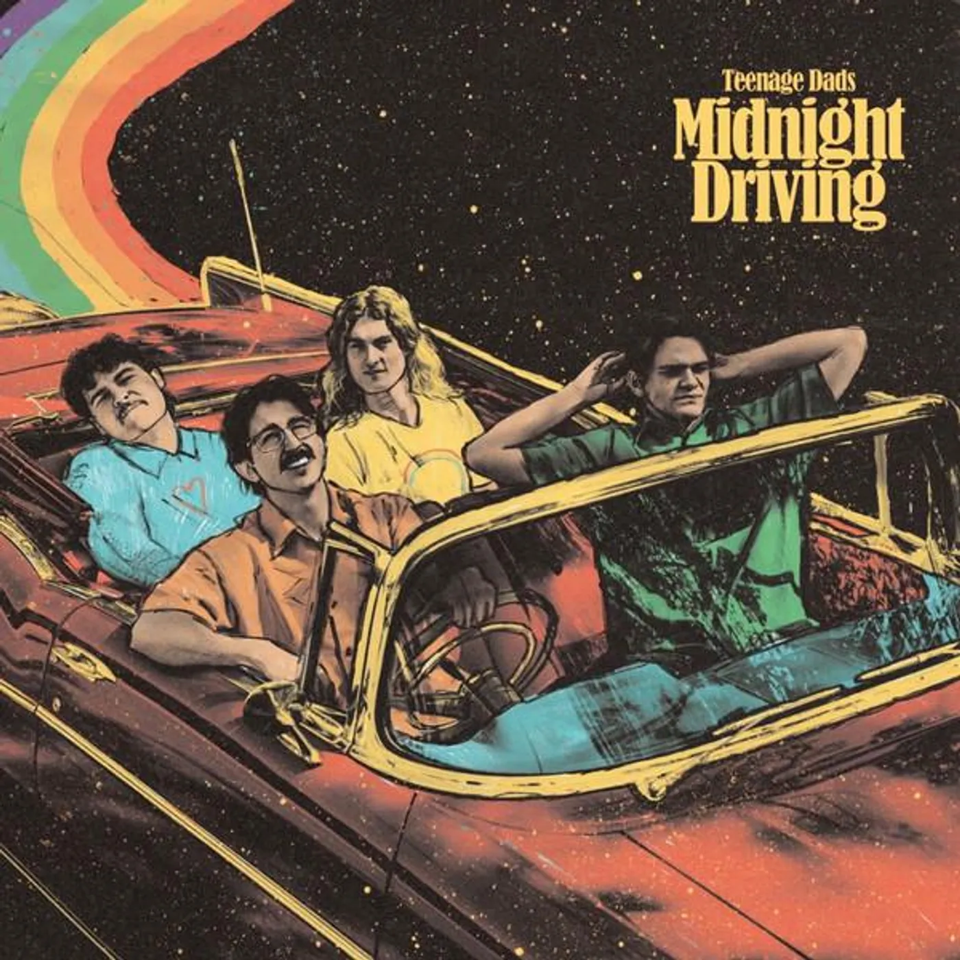 Teenage Dads Midnight Driving Vinyl Record