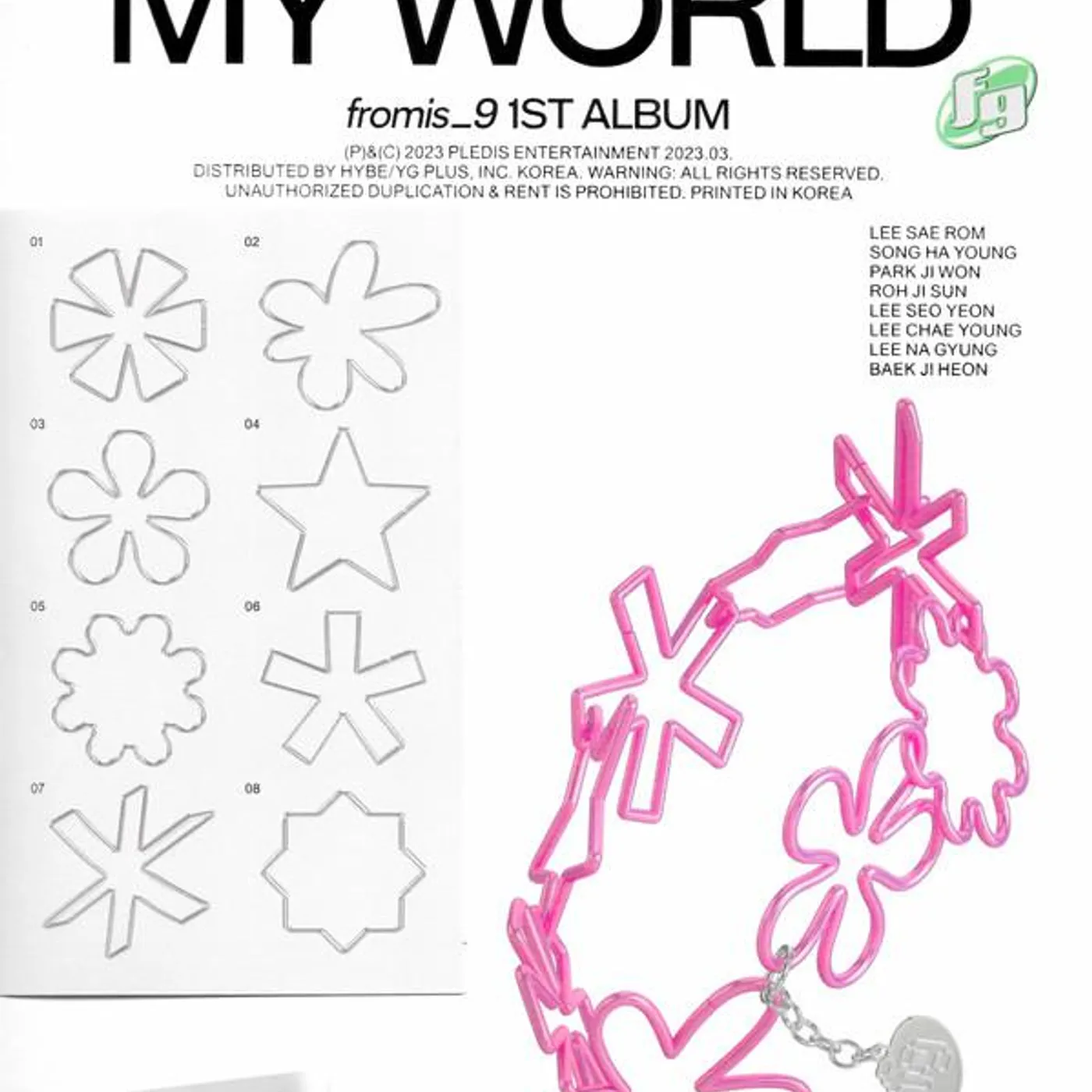 fromis_9 UNLOCK MY WORLD (1ST ALBUM) CD