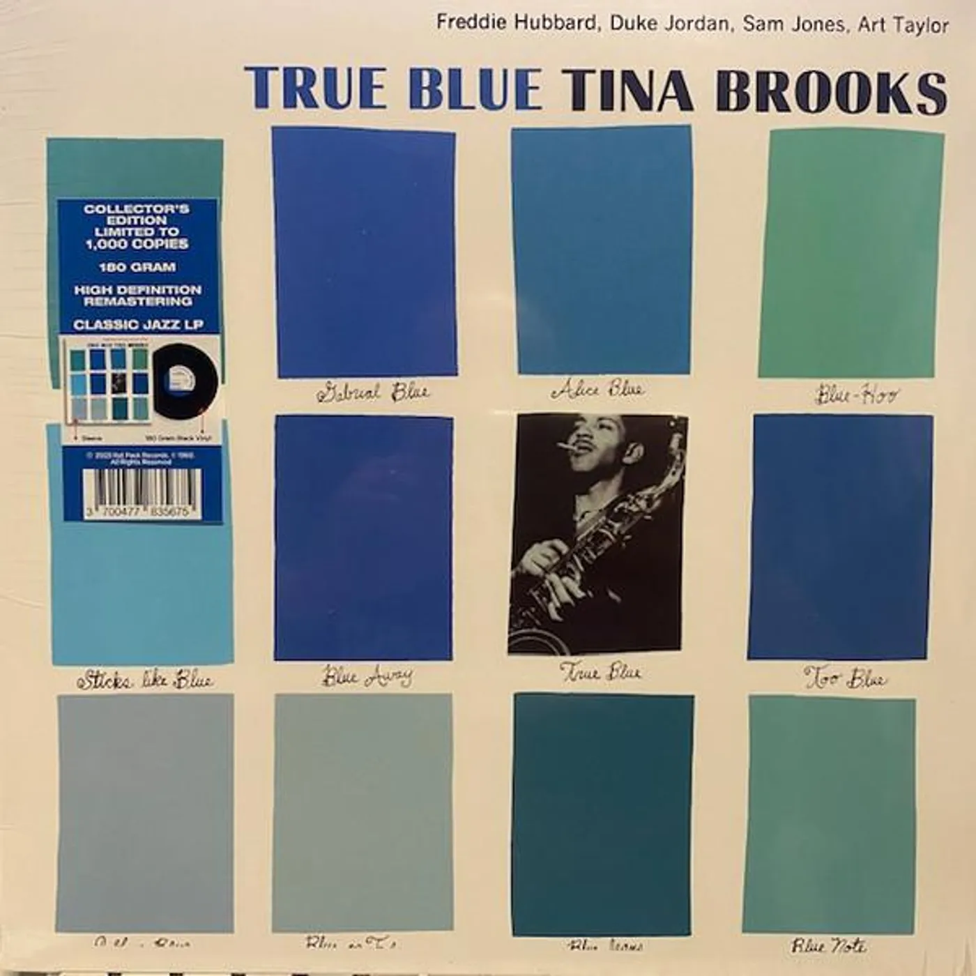 Tina Brooks TRUE BLUE Vinyl Record