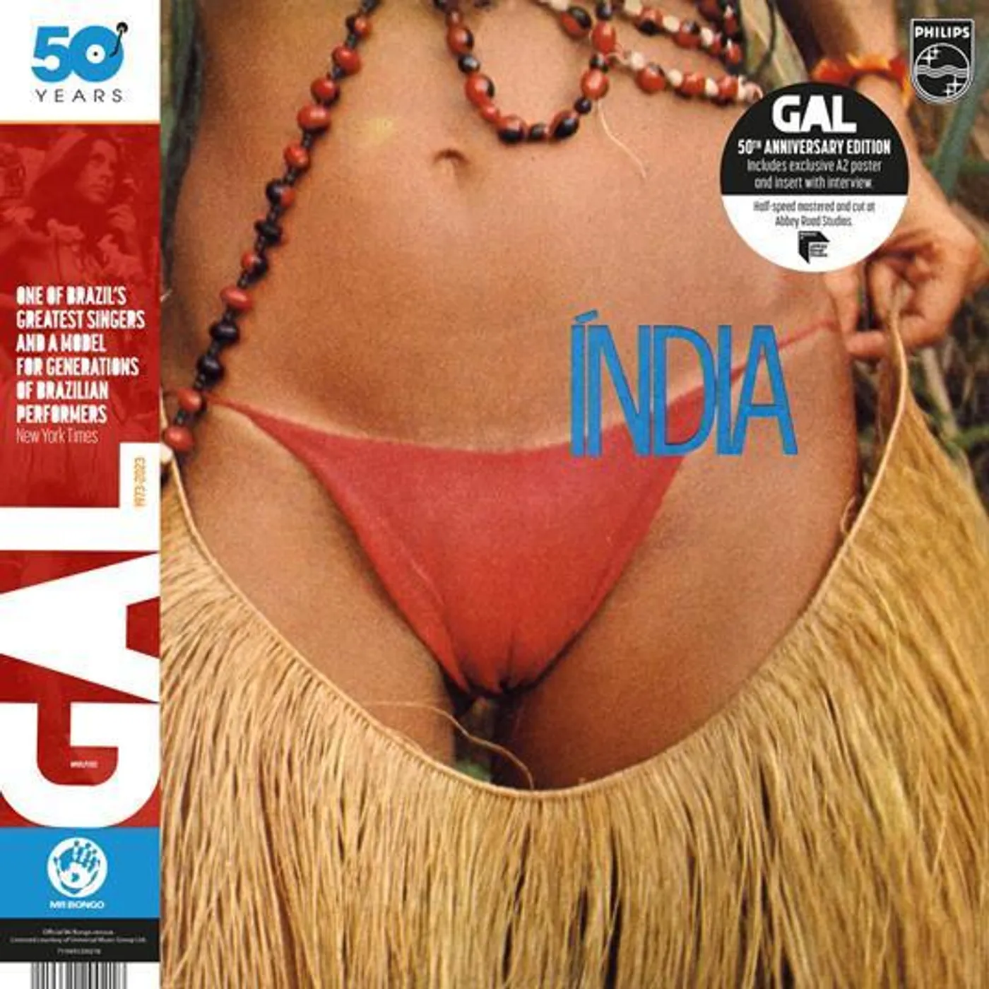 Gal Costa INDIA (50TH ANNIVERSARY EDITION) Vinyl Record