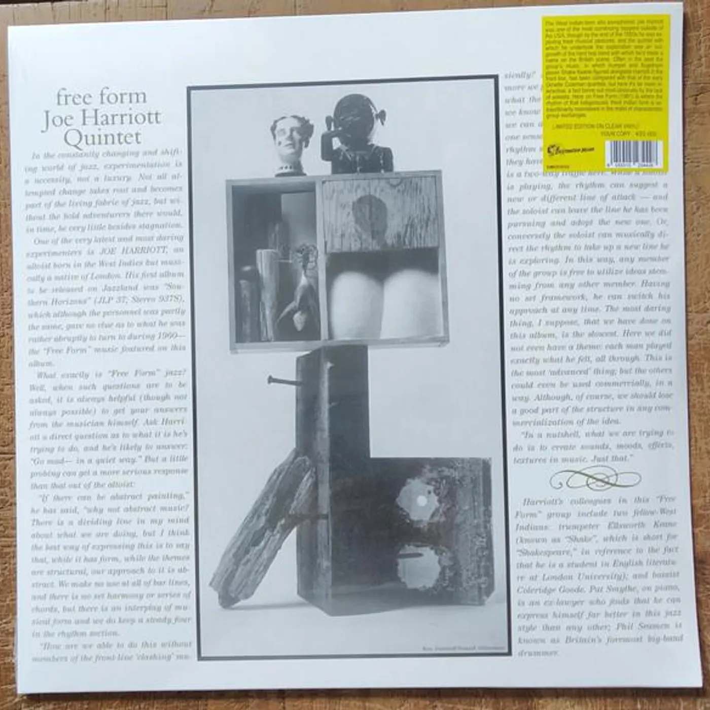 Joe Harriott Quintet  FREE FORM Vinyl Record