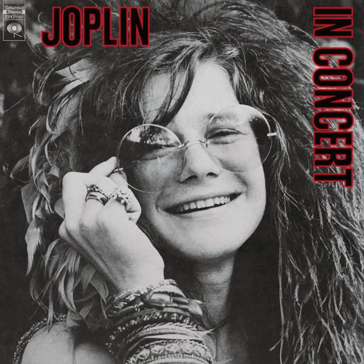 Janis Joplin JOPLIN IN CONCERT (2LP/LIMITED BLACK & WHITE MARBLED VINYL/180G/NUMBERED) Vinyl Record
