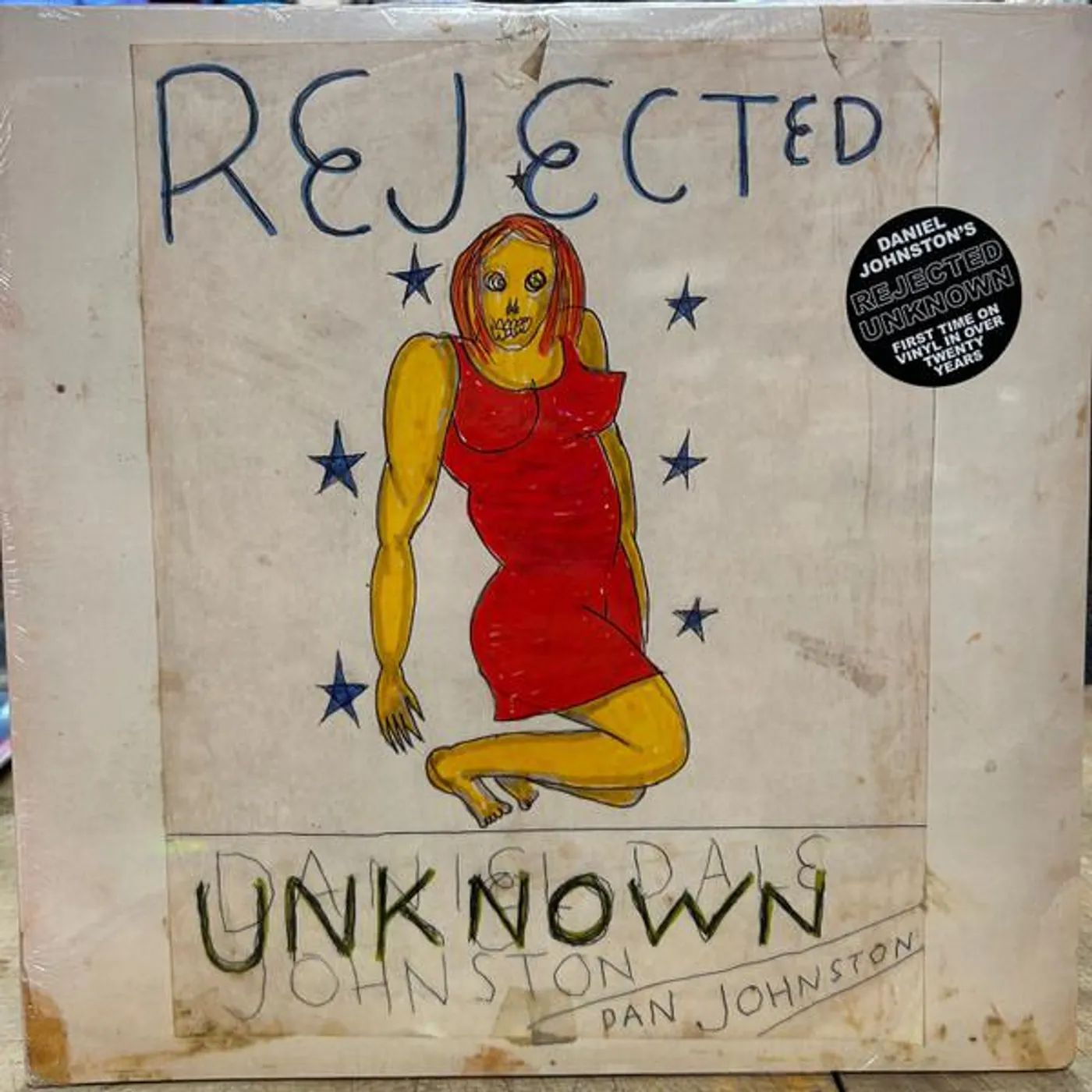 Daniel Johnston REJECTED UNKNOWN (2LP) Vinyl Record