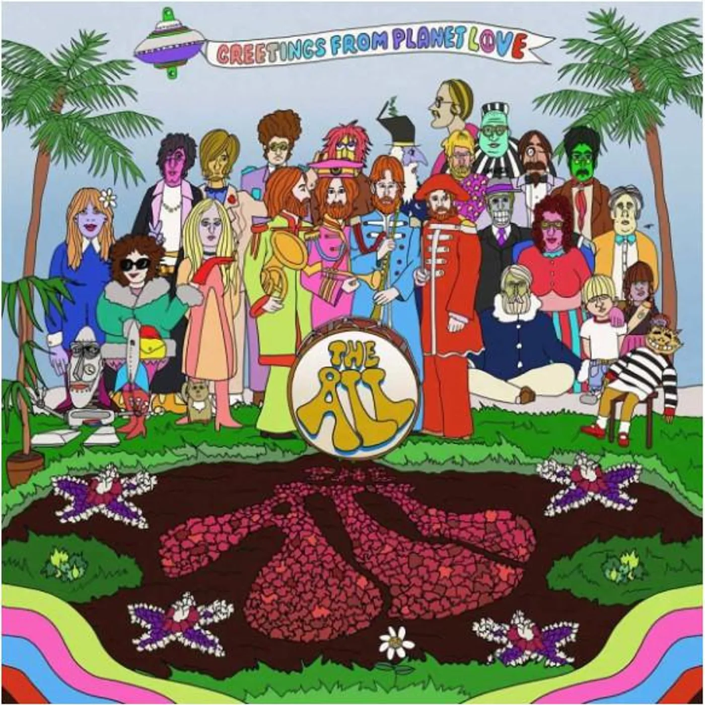 Andrew Gold Fraternal Order Of The All - Greetings From Planet Love (2LP/10Inch/Splatter) Vinyl Record