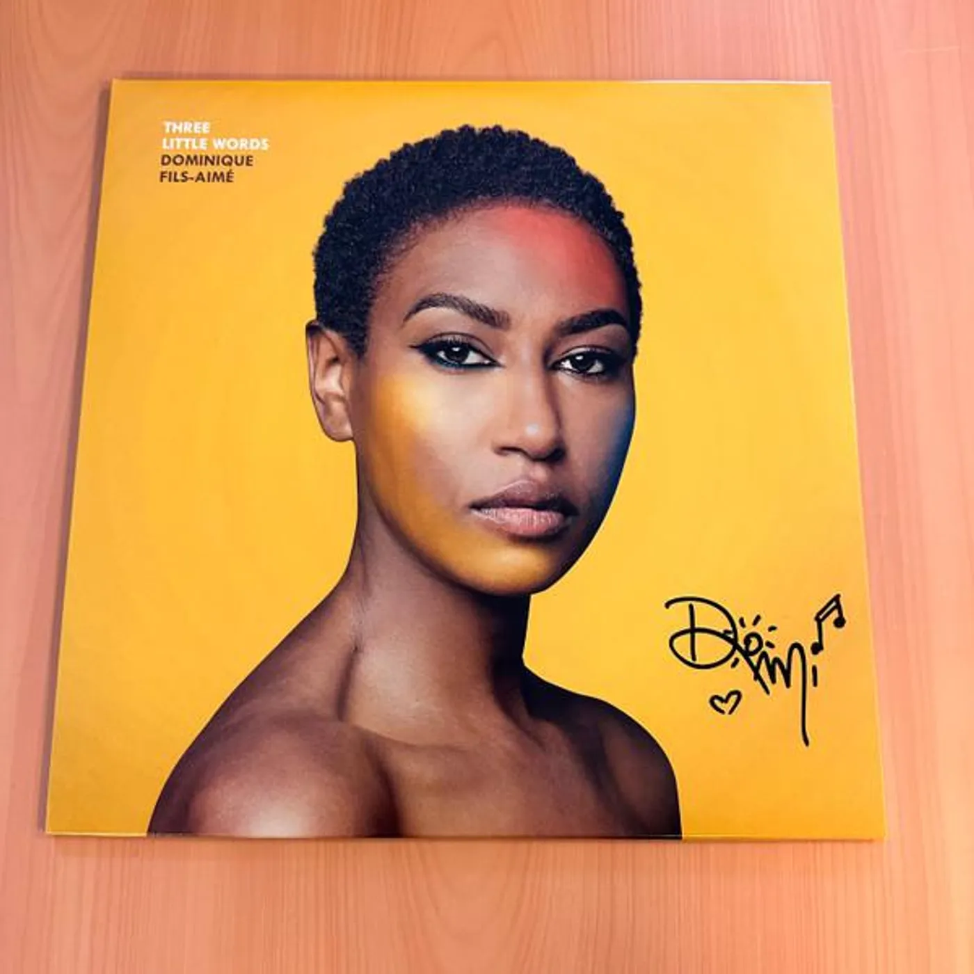 Dominique Fils-Aimé THREE LITTLE WORDS Vinyl Record