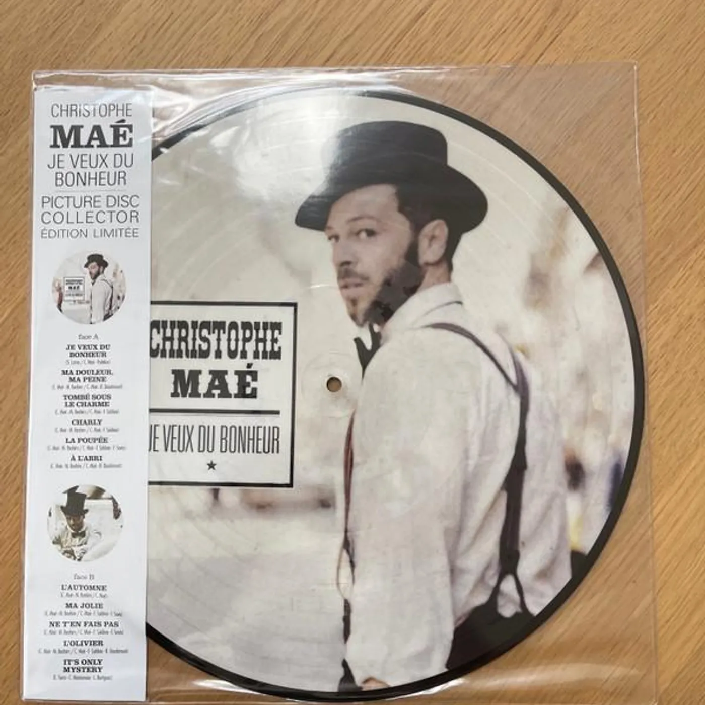 Christophe Maé JE VEUX DU BONHEUR Vinyl Record
