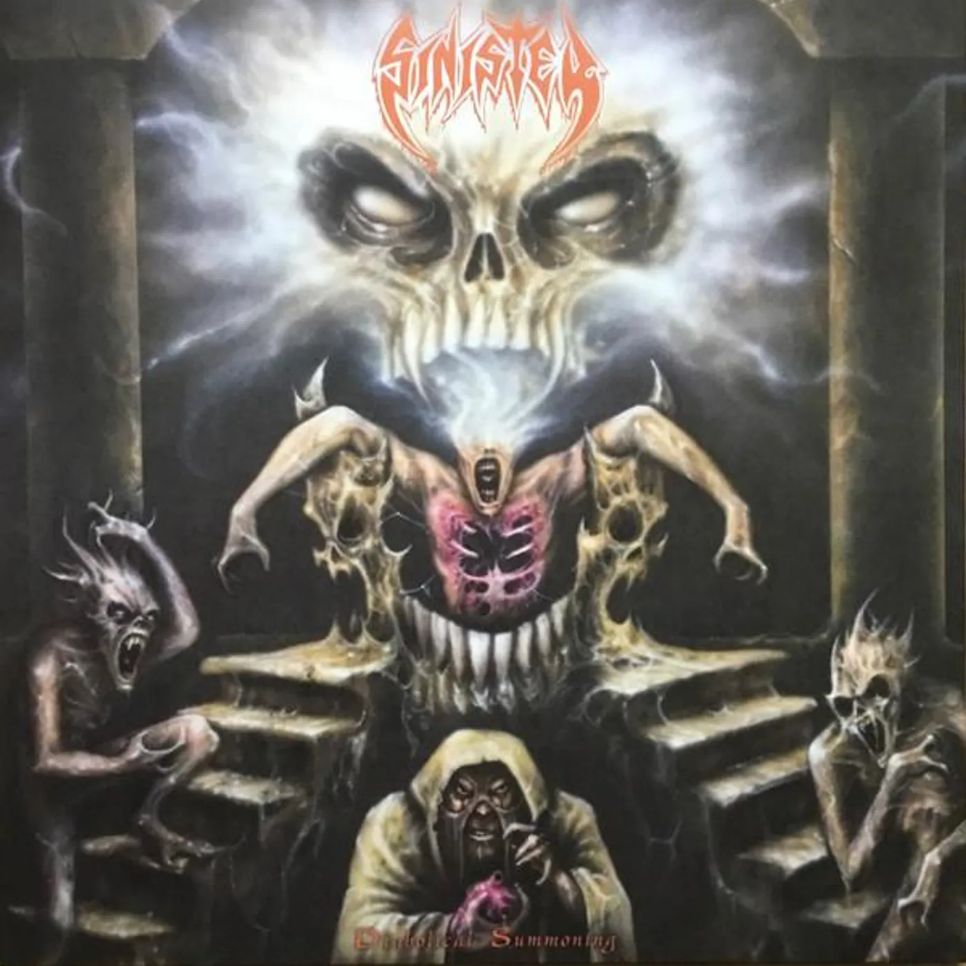 Sinister DIABOLICAL SUMMONING (SWAMP GREEN/ORANGE SPLATTER) Vinyl Record
