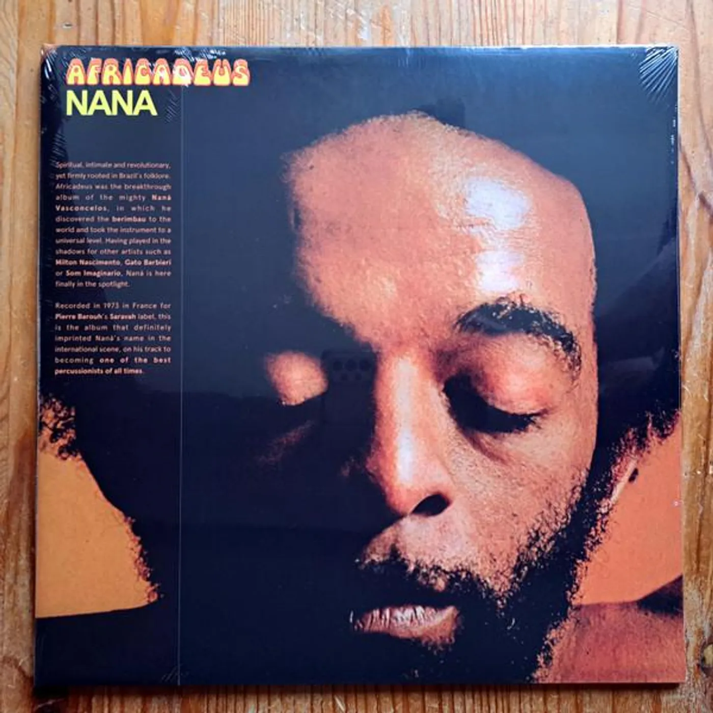Nana Vasconcelos AFRICADEUS (IMPORT) Vinyl Record