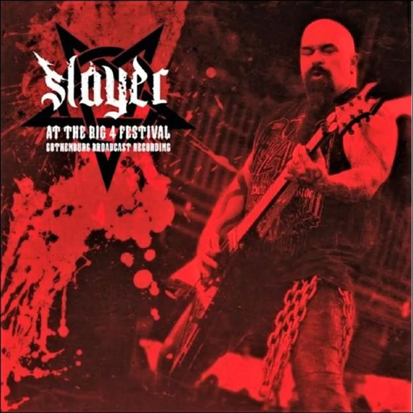 Slayer AT THE BIG 4 FESTIVAL (CLEAR/RED SPLATTER VINYL) Vinyl Record